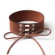 Wide Velvet Choker Necklace Belt Chokers Necklaces Tied Brown