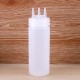 Twist Cap Squeeze Plastic Bottle For Ketchup Mustard Mayo Sauce 300ML White