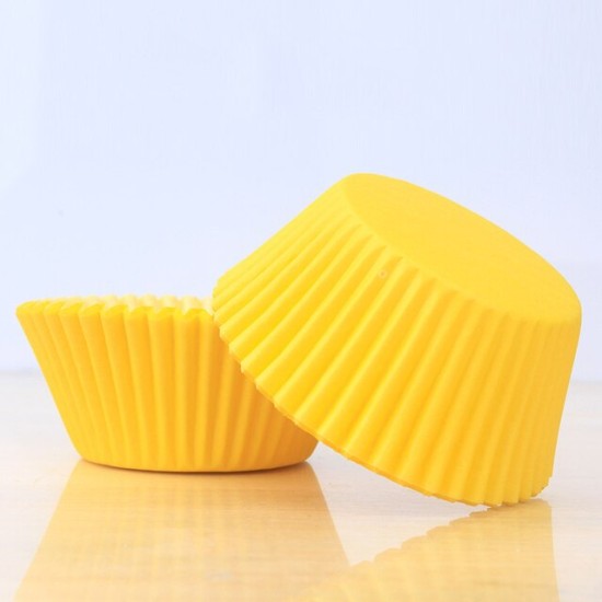 3 Pcs Silicone Cake Muffin Molds Cupcake Dessert Baking Pans Yellow