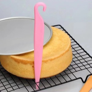 Cake Mould Stripping Knife Cream Scraper Fondant Decorating Pink