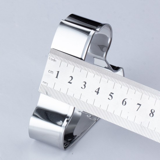 Christmas Cookie Stainless Steel Candy Mould Silver Christmas Cookie Stainless Steel Candy Mould Silver