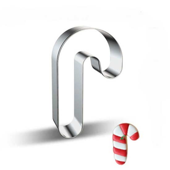 Christmas Cookie Stainless Steel Candy Mould Silver Christmas Cookie Stainless Steel Candy Mould Silver