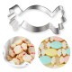 Christmas Cookie Stainless Steel Candy Mould Silver Christmas Cookie Stainless Steel Candy Mould Silver
