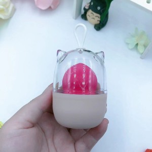 Beauty Egg Sponge Puff Super Soft Powder Air Cushion Makeup Rose Pink