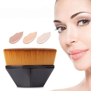 Foundation Makeup Brush Portable Face Wash Brush Black