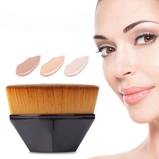 Foundation Makeup Brush Portable Face Wash Brush Black