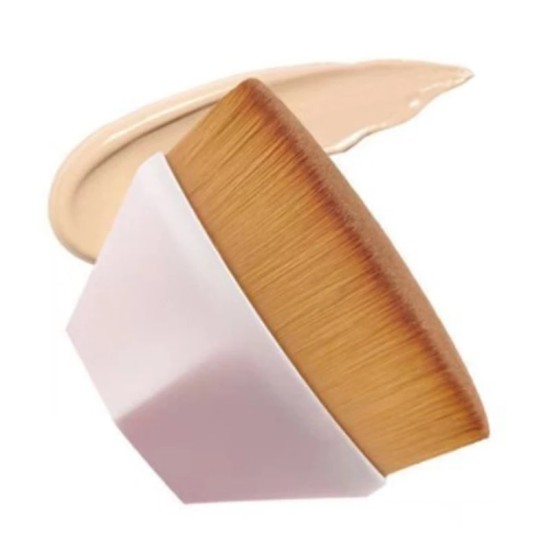 Foundation Makeup Brush Portable Face Wash Brush Light Pink Foundation Makeup Brush Portable Face Wash Brush Light Pink