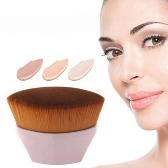 Foundation Makeup Brush Portable Face Wash Brush Light Pink Foundation Makeup Brush Portable Face Wash Brush Light Pink