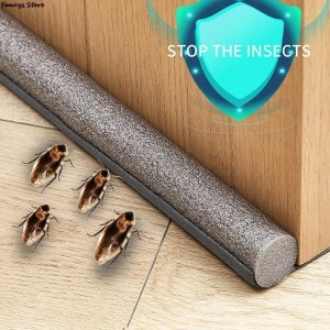 Double Sided Windproof Soundproof Foam Door Bottom Seal Black Double Sided Windproof Soundproof Foam Door Bottom Seal Black