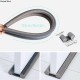 Double Sided Windproof Soundproof Foam Door Bottom Seal Black Double Sided Windproof Soundproof Foam Door Bottom Seal Black