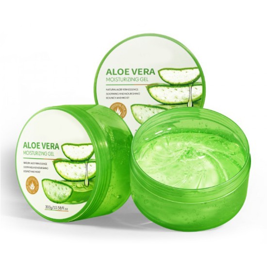 Aloe Vera Soothing Moisturizer Deep Hydration Skin Repairing Gel Remove Acne 300g Green