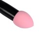 Make Up Brush Professional Two Head Nylon Makeup Brushes With Sponge Pink