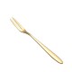 Luxury Stainless Steel Cake Dessert Mini Fork Golden