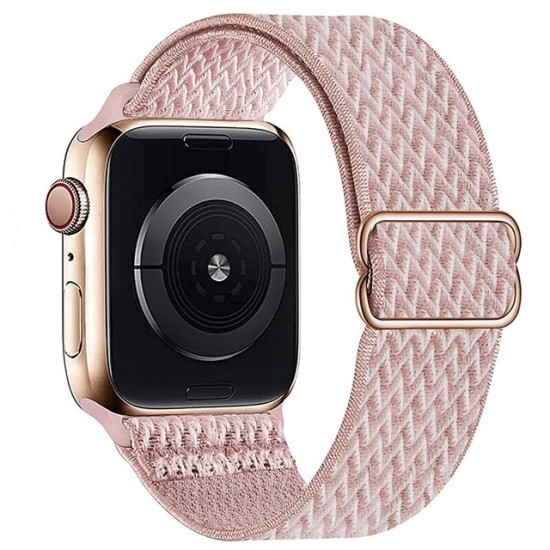 Nylon Loop Strap For Apple Smartwatch Belt Pink Nylon Loop Strap For Apple Smartwatch Belt Pink