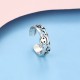2 Pcs Female Ins Simple Niche Design Smiley Fashion Silver 2 Pcs Female Ins Simple Niche Design Smiley Fashion Silver
