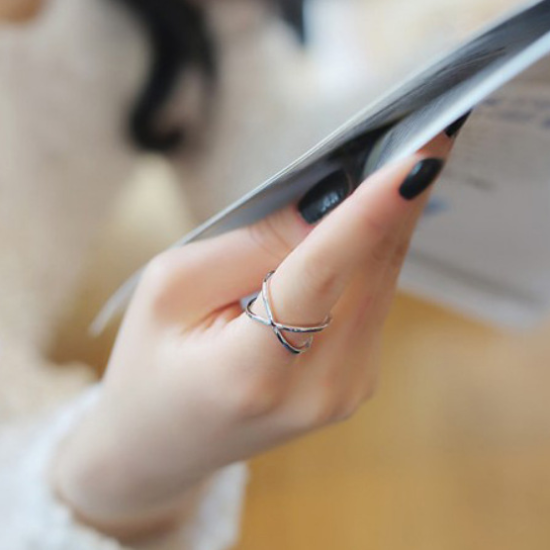 Emerald Collection Cut Engagement Ring Silver