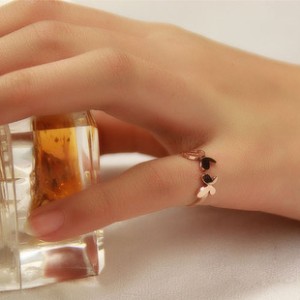Silver-Plated Butterfly Ring Korean Personality Rose Gold