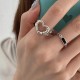2 Pcs Fashion Heart Shaped Mixture Ring Hip-Hop Punk Hollow Women Ring Silver 2 Pcs Fashion Heart Shaped Mixture Ring Hip-Hop Punk Hollow Women Ring Silver