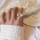 Pearl Ring Fashion U Shaped Opening Adjustable Ring For Women Golden Pearl Ring Fashion U Shaped Opening Adjustable Ring For Women Golden