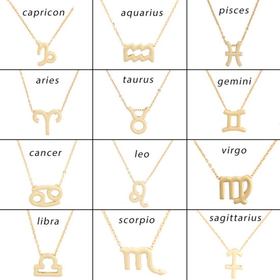 Constellations Necklace Pendant Capricorn Silver