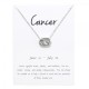 Constellations Necklace Pendant Cancer Silver Constellations Necklace Pendant Cancer Silver