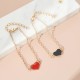 Trendy Hot Heart Bracelets For Women Girls White Trendy Hot Heart Bracelets For Women Girls White