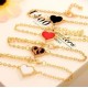 Trendy Hot Heart Bracelets For Women Girls Red Trendy Hot Heart Bracelets For Women Girls Red