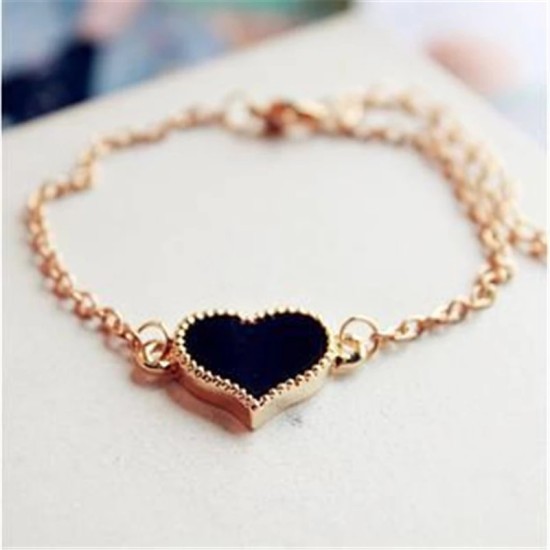 Trendy Hot Heart Bracelets For Women Girls Red Trendy Hot Heart Bracelets For Women Girls Red