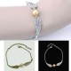 Vintage Jewelry Retro Tone Snitch Pocket Wings Bracelet Silver