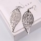 Fashion Simple Metal Leaf Earrings Silver Fashion Simple Metal Leaf Earrings Silver