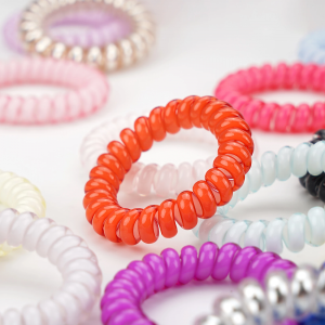 New Hair Accessories High Quality Telephone Line Hair Bands black