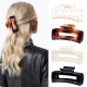 8 Pcs Geometric Hair Barrette Hair Elegant Clip Hollow Hairpin Multicolor 8 Pcs Geometric Hair Barrette Hair Elegant Clip Hollow Hairpin Multicolor