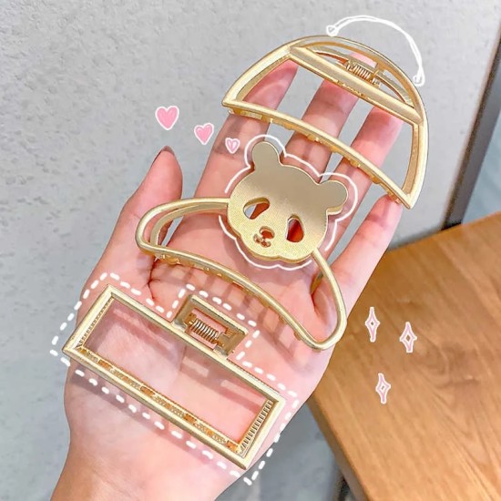 New Grab Hair Clip Accessories Golden