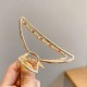 New Grab Hair Clip Accessories Golden