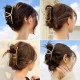 New Grab Hair Clip Accessories Golden