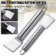One Pcs Multifunctional Stainless Steel Kitchen Cleaning Spatula Ice Scraper Silver One Pcs Multifunctional Stainless Steel Kitchen Cleaning Spatula Ice Scraper Silver