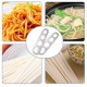 1 Pcs Easy Clearing Pasta Ruler Measuring Tool 4 Serving Portion Silver 1 Pcs Easy Clearing Pasta Ruler Measuring Tool 4 Serving Portion Silver