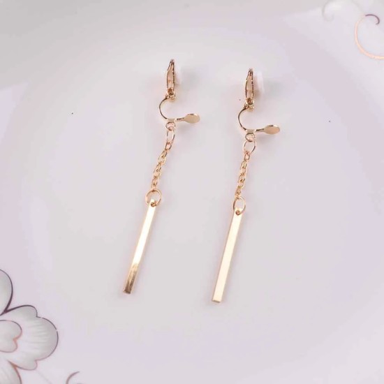 minimalist geometric Clip on earrings contracted temperament earrings minimalist geometric Clip on earrings contracted temperament earrings