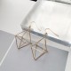 Fashion Triangle Geometric Stereo Contracted Pendant Earrings Silver Fashion Triangle Geometric Stereo Contracted Pendant Earrings Silver