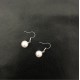Pearl Female Earrings Temperament Ear Hook Fashion Silver Pearl Female Earrings Temperament Ear Hook Fashion Silver