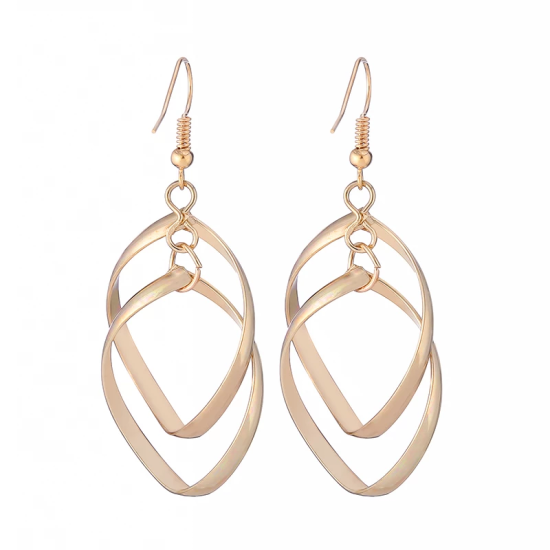 Temperament Popular Shiny Exquisite Super Twisted Earrings Silver Temperament Popular Shiny Exquisite Super Twisted Earrings Silver