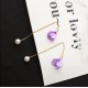 Earrings Flower Tassel Women Imitation Pearl Long Earring Blue Earrings Flower Tassel Women Imitation Pearl Long Earring Blue