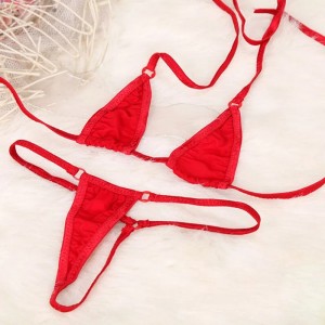 Women Micro Thong Underwear Bra Micro Bikini Brazilian Orange Women Micro Thong Underwear Bra Micro Bikini Brazilian Orange