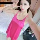 Hot Ice Silk Satin Night Dress Sleeping Dress Pink Hot Ice Silk Satin Night Dress Sleeping Dress Pink