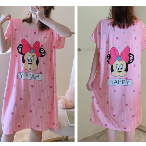 Printed Nightwear For Women Sleepwear Pink Printed Nightwear For Women Sleepwear Pink