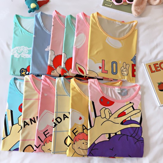 Printed Nightwear For Women Sleepwear Pink Printed Nightwear For Women Sleepwear Pink