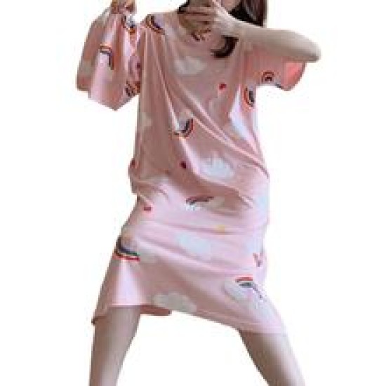 Single Pcs Nightwear For Women Sleepwear Pink Single Pcs Nightwear For Women Sleepwear Pink
