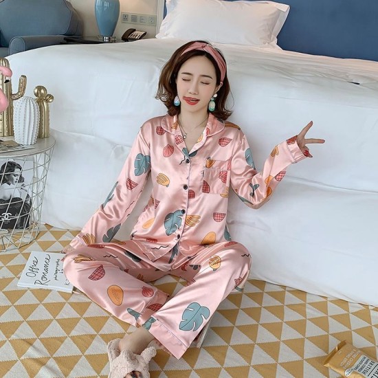 Single Pcs Nightwear For Women Sleepwear Peach
