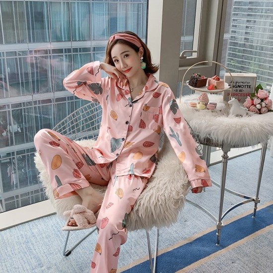 Single Pcs Nightwear For Women Sleepwear Peach