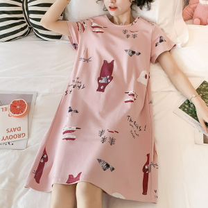Single Pcs Nightwear For Women Sleepwear Peach Single Pcs Nightwear For Women Sleepwear Peach